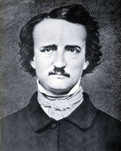 19वीं शताब्दी में ब्रैडी द्वारा अमेरिकी लेखक एडगर एलन पो (1809 - 1849) की तस्वीर। द्वारा मैथ्यू बी ब्रैडी