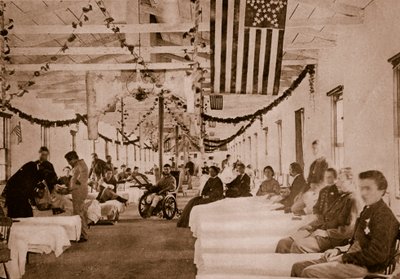 वाशिंगटन, डीसी, 1861-65 के पास सेना अस्पताल द्वारा मैथ्यू बी ब्रैडी