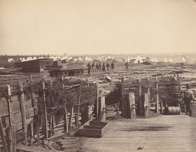 किलेबंदी, मानस, 13वें मास, 1862 द्वारा अधिकृत। द्वारा मैथ्यू ब्रैडी
