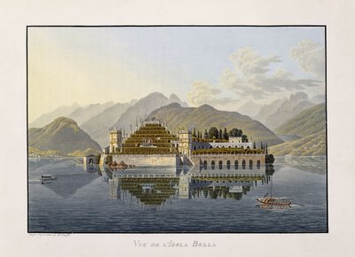 इसोला बेला का दृश्य, 1811-1819 द्वारा मैथियास गेब्रियल लॉरी