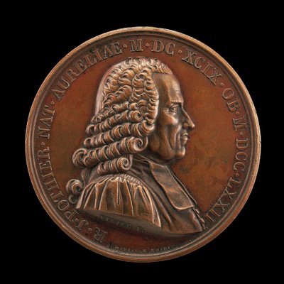रॉबर्ट-जोसेफ पोथियर, 1699-1772, विधिवेत्ता और प्रोफेसर [सामने], 1823। द्वारा माथियास निकोलस मैरी विवियर