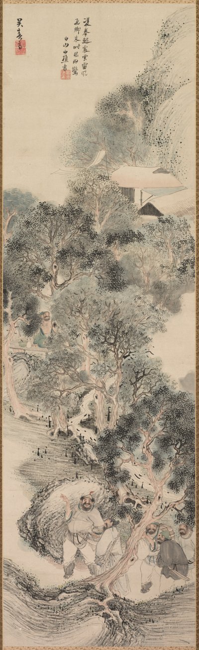 वाटर मार्जिन बैंडिट्स, देर से 1700s-1800 के दशक की शुरुआत। द्वारा मात्सुमुरा गोशुन