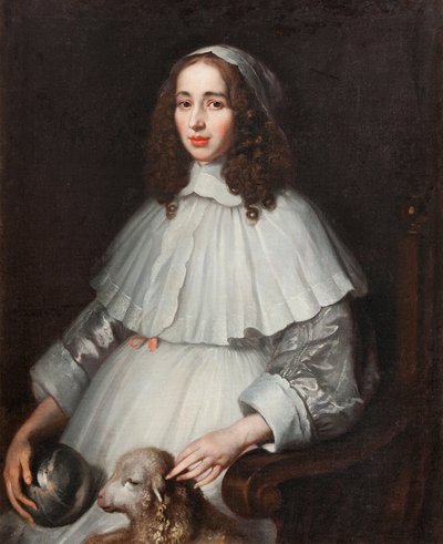 Haugwitz की अन्ना मार्गरेट c.1650 द्वारा मटौज द यंगर मेरियन
