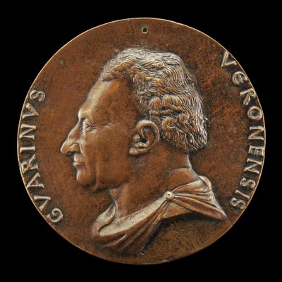 ग्वारिनो दा वेरोना, 1374-1460, मानवतावादी [विपरीत], सी। 1446. द्वारा मत्तेओ दी एंड्रिया डे पास्टी