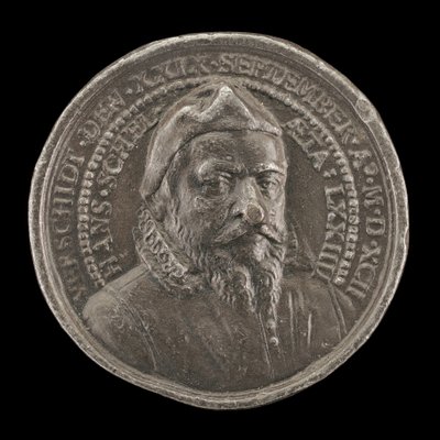 हंस शेल, 1518-1592, नूर्नबर्ग के पेट्रीशियन [विपरीत], 1592। द्वारा मैथ्यू कार्ल