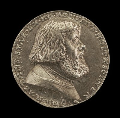 Hieronymus Holzschuher, 1469-1529, नूर्नबर्ग के पेट्रीशियन [सामने], 1529। द्वारा मैथेस गेबेल