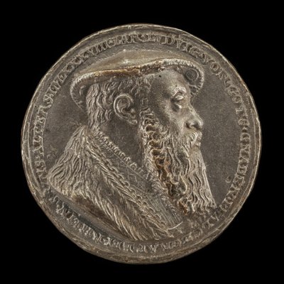 लुडविग एक्स, 1495-1545, बवेरिया के ड्यूक 1514 [सामने], 1535। द्वारा मैथेस गेबेल