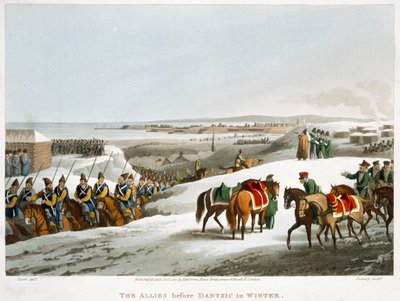 डेंटज़िक इन विंटर से पहले मित्र राष्ट्र, 1818 द्वारा मैथ्यू डबबर्ग