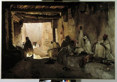 चेल्मा, बिस्करा, अल्जीरिया के नखलिस्तान के कसाई द्वारा मौरिस बॉम्पर्ड