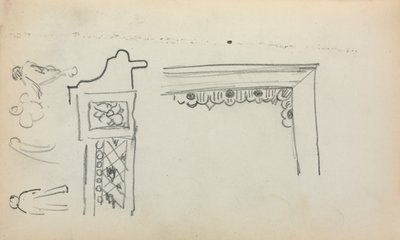 इतालवी स्केचबुक: वास्तुकला विवरण और आंकड़े पृष्ठ 199, 1898-1899। द्वारा मौरिस ब्राजील प्रेंडरगैस्ट