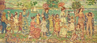 प्रोमेनेड, c.1914-15 द्वारा मौरिस ब्राजील प्रेंडरगैस्ट