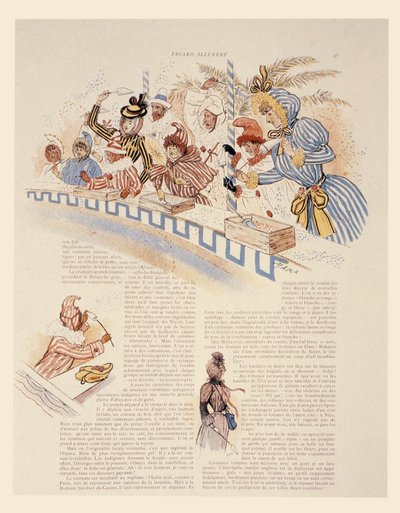 नाइस कार्निवल, 1894 द्वारा मौरिस चार्ल्स मैथ्यू बोनोविसिन