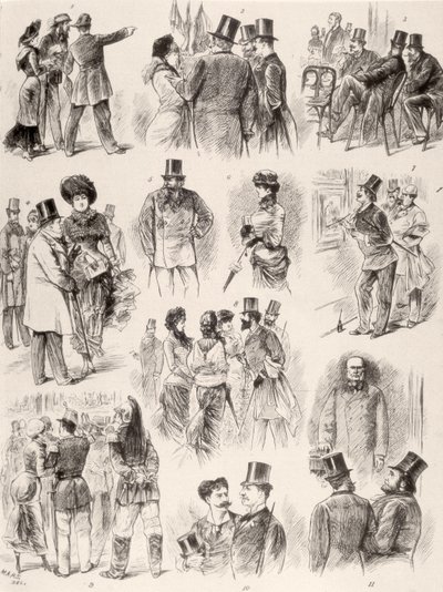 सैलून डे पेरिस का उद्घाटन, 1880 द्वारा मौरिस चार्ल्स मैथ्यू बोनोविसिन