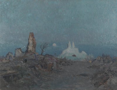 द सनकेन रोड, हैंगर, 1918 द्वारा Maurice Galbraith Cullen