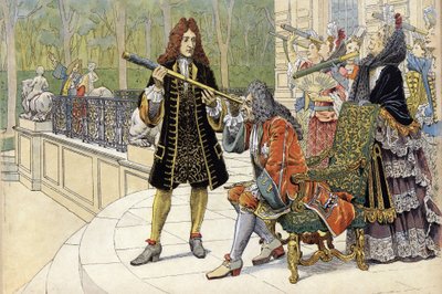 जैक्स कैसिनी डिट कैसिनी II (1677-1756) द्वारा सहायता लुई XIV dit le King Soleil (किंग सोलेल या लुई द ग्रेट द्वारा मौरिस लेलोइर