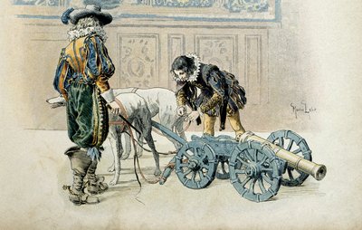 फ्रांस का इतिहास: हालांकि प्रमुख घोषित करते हुए, लुई XIII ने अपने पसंदीदा चार्ल्स डी'अल्बर्ट, ड्यूक ऑफ लुइन्स (1578-1621) के साथ अपने बच्चों के खेल जारी रखे। मौरिस लेलोइर (1853-1940) द्वारा "" रिशेल्यू "" में चित्रण द्वारा मौरिस लेलोइर