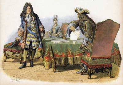 लुई XIV का अपमान राजा सोलेल (राजा सोलेल या लुई द ग्रेट) द्वारा मौरिस लेलोइर