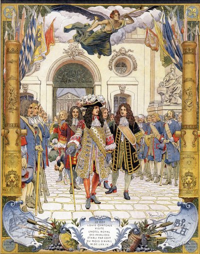 लुई XIV, जिसे ले रोई-सोलेल (किंग सोलेल या लुई द ग्रैंड) के नाम से जाना जाता है द्वारा Maurice Leloir