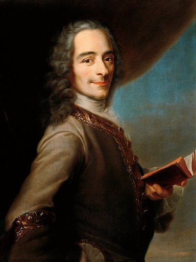 फ्रेंकोइस-मेरी अउरोएट डे वोल्टेयर जिसे वोल्टेयर कहते हैं द्वारा Maurice Quentin de La Tour