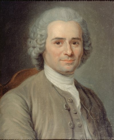 जीन-जैक्स रूसो का पोर्ट्रेट 1712-1778। द्वारा मौरिस क्वेंटिन डी ला टूर