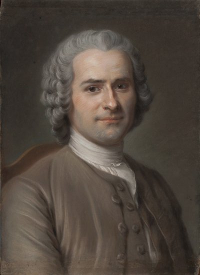 जीन-जैक्स रूसो का पोर्ट्रेट 1712-1778 द्वारा मौरिस क्वेंटिन डी ला टूर