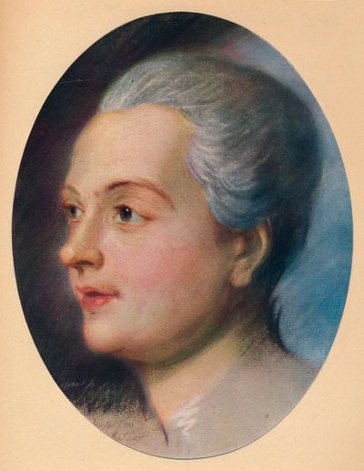 एक महिला का चित्रण, c1751 द्वारा मौरिस क्वेंटिन डी ला टूर