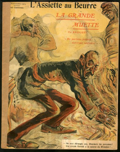 "L'Assiette au Beurre", संख्या 188, रंगों में व्यंग्य का कवर द्वारा मौरिस रेडिगेट