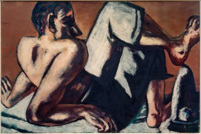 Halbakt-जोकर (कलाकार) द्वारा Max Beckmann