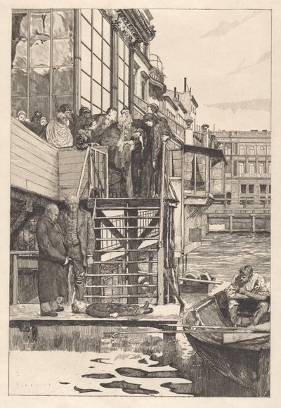 एक माँ, 1882। द्वारा मैक्स क्लिंगर