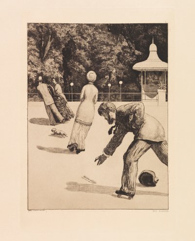 ओपस VI, पैराफ्रेज ऑन द फाइंडिंग ऑफ ए ग्लोव से, 1881। द्वारा मैक्स क्लिंगर