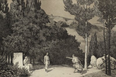 पाइरामस एंड थेबे II सीरीज़ ओपस II, 1879 से द्वारा मैक्स क्लिंगर