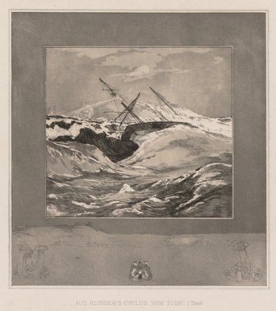 Vom Tode I Opus II, 1889, नहीं। 3। द्वारा मैक्स क्लिंगर
