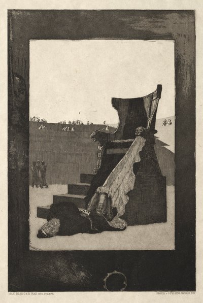 Vom Tode I, Opus II, 1889 No. 6। द्वारा मैक्स क्लिंगर