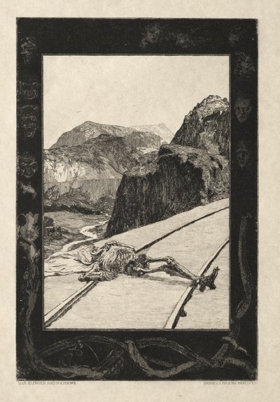 Vom Tode I, Opus II, 1889 No. 8। द्वारा मैक्स क्लिंगर