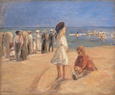 समुद्र तट जीवन, 1916। द्वारा मैक्स लिबरमैन