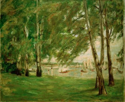 Wannsee पर बिर्च्स पूर्व की ओर बहती हैं द्वारा मैक्स लिबरमैन