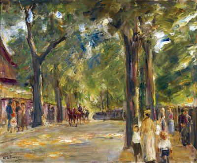 वानसी पार लिबरमैन, मैक्स (1847-1935) में ग्रोस सीस्ट्रासे पर आंकड़े। कैनवास पर तेल, आकार: 60,4x72,5, c. 1920, निजी संग्रह द्वारा मैक्स लिबरमैन