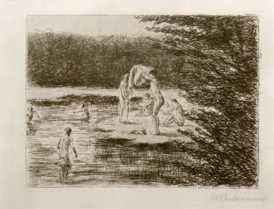 M.Liebermann, स्नान करने वाले लड़के द्वारा मैक्स लिबरमैन