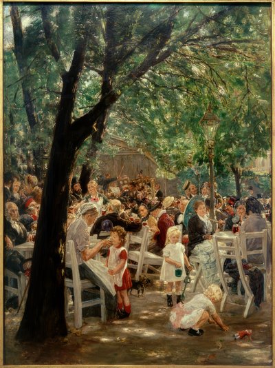 म्यूनिख बीयर गार्डन द्वारा Max Liebermann