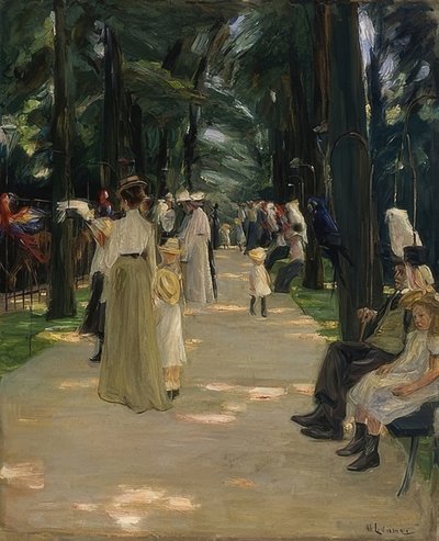Papageienallee। 1902 द्वारा मैक्स लिबरमैन