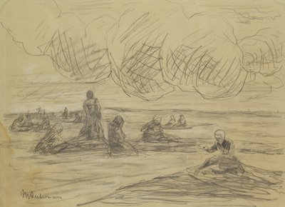 नेट्स की मरम्मत, 1894 द्वारा मैक्स लिबरमैन