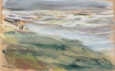 Noordwijk में समुद्र तट पर वॉकर द्वारा Max Liebermann