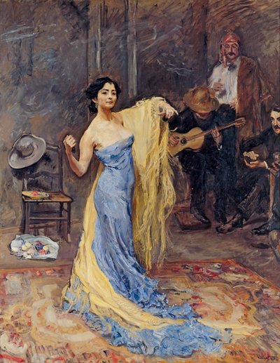नर्तक मैरिएटा डि रिगार्डो का चित्र, 1904 द्वारा Max Slevogt