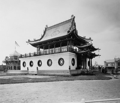 चीन मंडप, अखिल-रूस प्रदर्शनी, निज़नी नोवगोरोड, रूस, 1896। द्वारा मैक्सिम दिमित्री