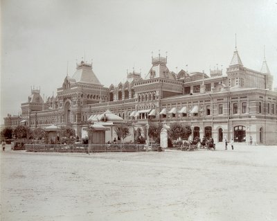 मुख्य मेला भवन, ऑल-रूस प्रदर्शनी, निज़नी नोवगोरोड, रूस, 1896। द्वारा मैक्सिम दिमित्री