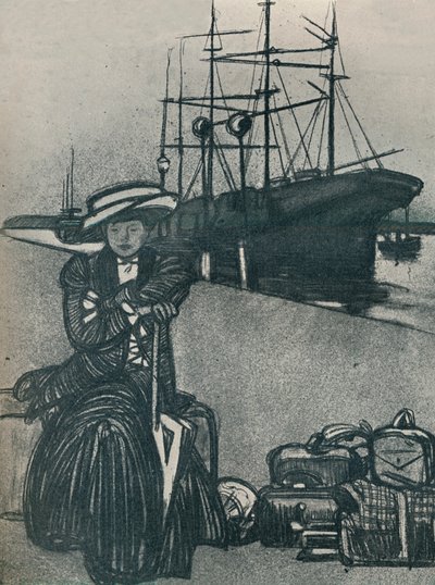 द ट्रैवलर, c1920, 1923 द्वारा मैक्सिम पियरे जूल्स डेथोमास
