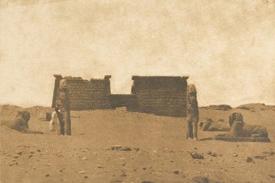 ड्रोमोस डु टेंपल डी सेबोना, 3 अप्रैल, 1850। द्वारा मैक्सिम डू कैंप
