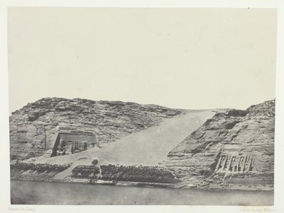 इब्सामबौल, लेस ड्यूक्स स्पियोस, नुबी, 184951, 1852 मुद्रित। द्वारा मैक्सिम डू कैंप