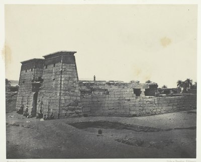 कर्णक, खोंस का मंदिर, थेब्स, 184951, 1852 में मुद्रित। द्वारा मैक्सिम डू कैंप
