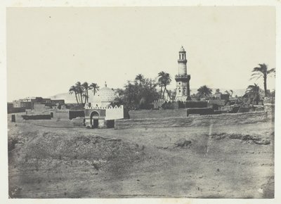 अल-आरिफ की मस्जिद और मौराद-बे का मकबरा, ऊपरी मिस्र, 184951, 1852 में छपा। द्वारा मैक्सिम डू कैंप